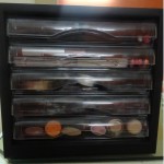 Make up collection and organization and FOTD