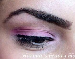 My makeup of the day: PINK!